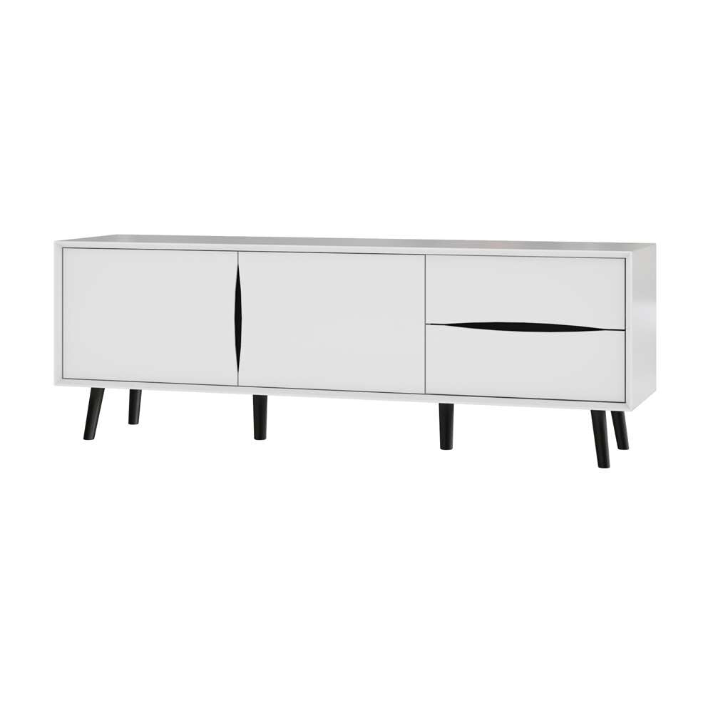 Bestar - Maia 63W Tv Stand For 50 Inch Tv in White - 102201-000001 veiw 1