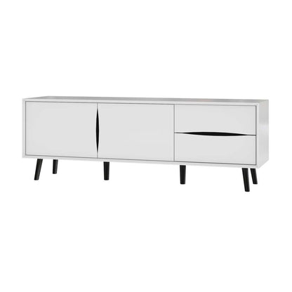 Bestar - Maia 63W Tv Stand For 50 Inch Tv in White - 102201-000001 veiw 1
