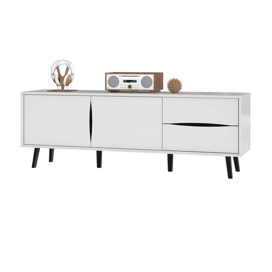 Bestar - Maia 63W Tv Stand For 50 Inch Tv in White - 102201-000001 veiw 2