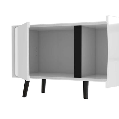 Bestar - Maia 63W Tv Stand For 50 Inch Tv in White - 102201-000001 veiw 6