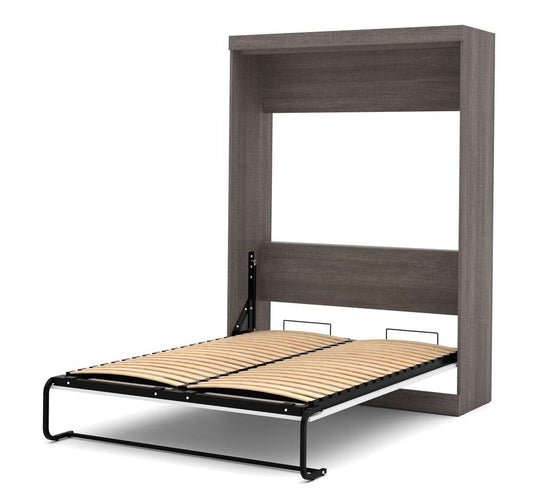 Bestar - Nebula 59W Full Murphy Bed in Bark Grey & White - 25183-4717 veiw 2