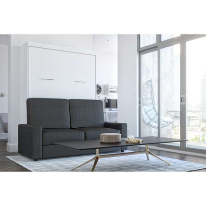 Bestar - Nebula Full Murphy Bed with Sofa (73W) in White - 25720-000017 veiw 3