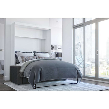 Bestar - Nebula Full Murphy Bed with Sofa (73W) in White - 25720-000017 veiw 4