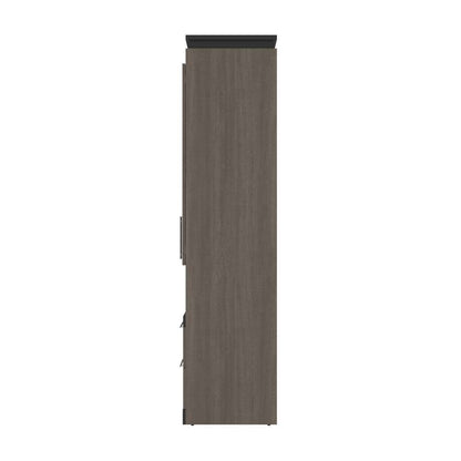 Bestar - Orion 118W Full Murphy Bed with Multifunctional Storage (119W) in Bark Gray & Graphite - 116863-000047 veiw 3