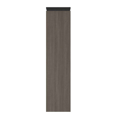 Bestar - Orion 20W Narrow Shelving Unit in Bark Gray & Graphite - 116162-000047 veiw 4