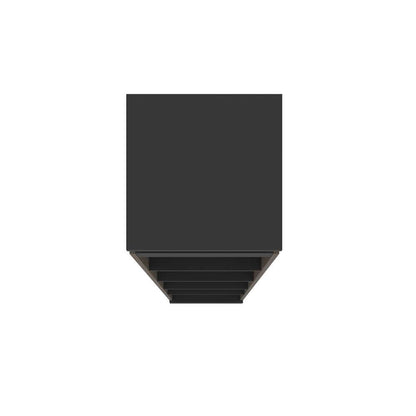 Bestar - Orion 20W Narrow Shelving Unit in Bark Gray & Graphite - 116162-000047 veiw 5