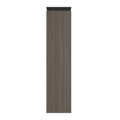 Bestar - Orion 20W Storage Cabinet with Pull-Out Shelf in Bark Gray & Graphite - 116165-000047 veiw 4