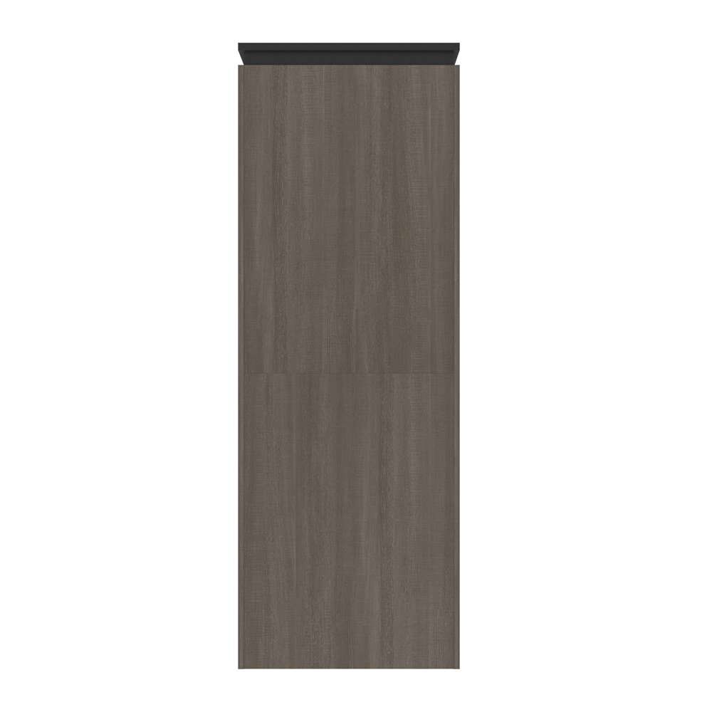 Bestar - Orion 30W Shelving Unit in Bark Gray & Graphite - 116160-000047 veiw 4