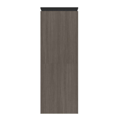 Bestar - Orion 30W Shelving Unit in Bark Gray & Graphite - 116160-000047 veiw 4