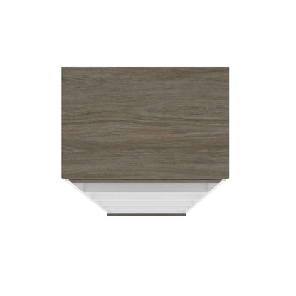 Bestar - Orion 30W Shelving Unit in White & Walnut Grey - 116160-000017 veiw 5