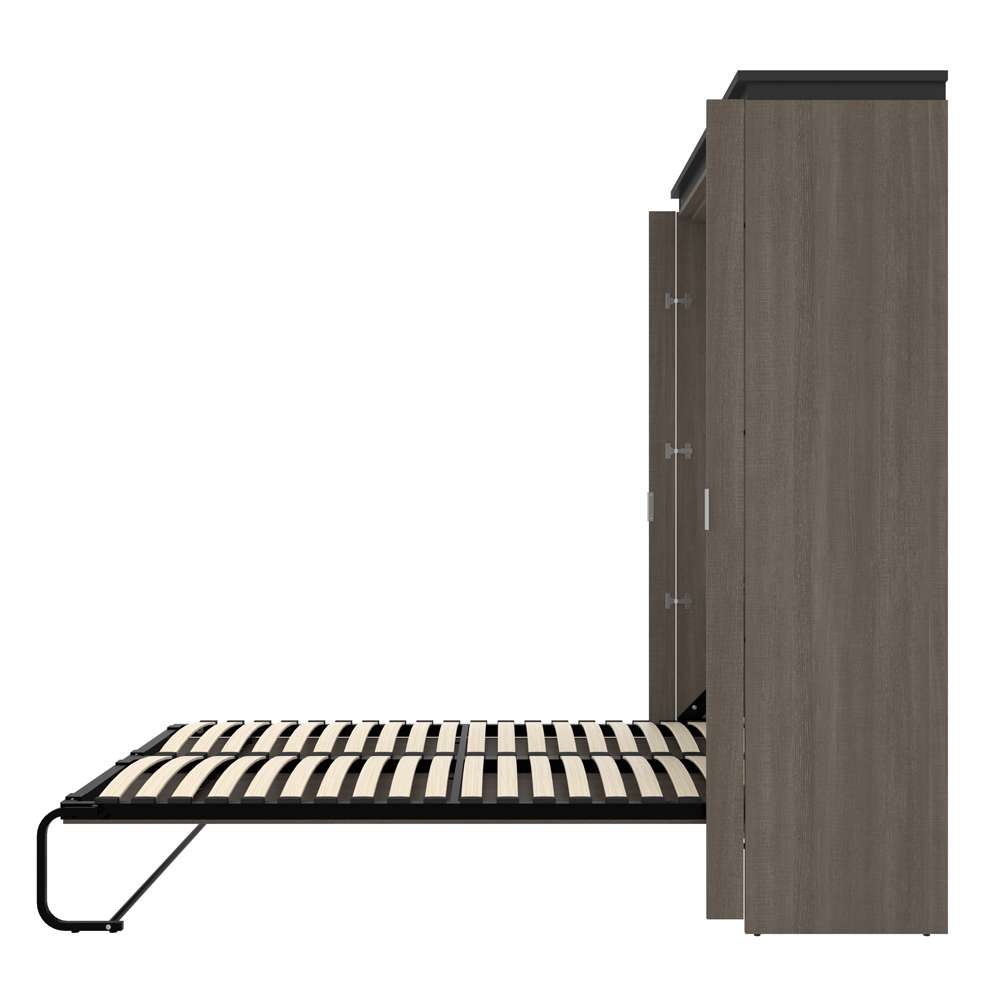 Bestar - Orion 59W Full Murphy Bed in Bark Gray & Graphite - 116183-000047 veiw 9