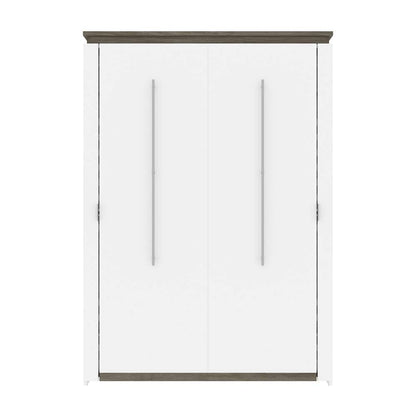 Bestar - Orion 59W Full Murphy Bed in White & Walnut Grey - 116183-000017 veiw 2