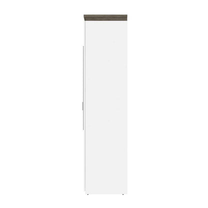 Bestar - Orion 59W Full Murphy Bed in White & Walnut Grey - 116183-000017 veiw 3