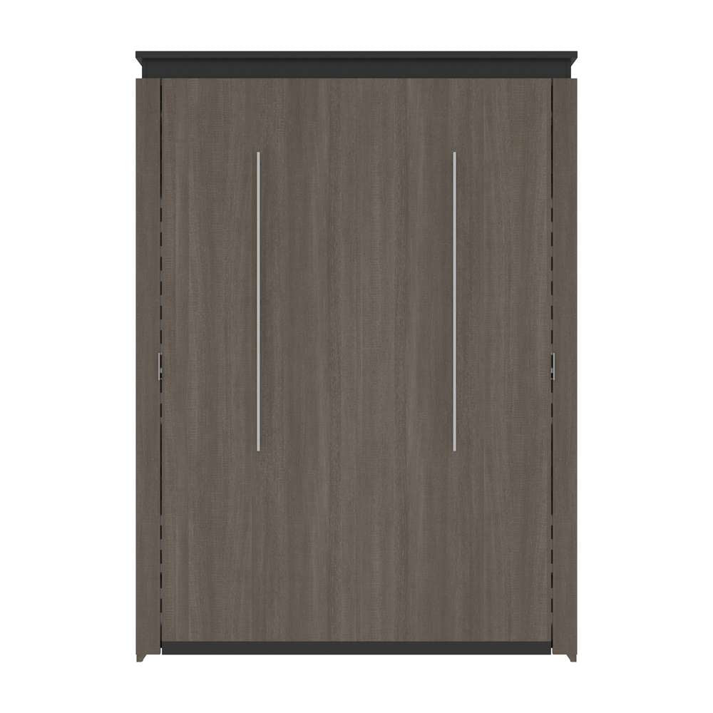 Bestar - Orion 65W Queen Murphy Bed in Bark Gray & Graphite - 116184-000047 veiw 2