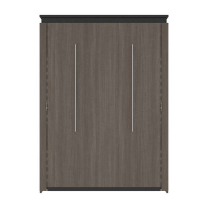 Bestar - Orion 65W Queen Murphy Bed in Bark Gray & Graphite - 116184-000047 veiw 2