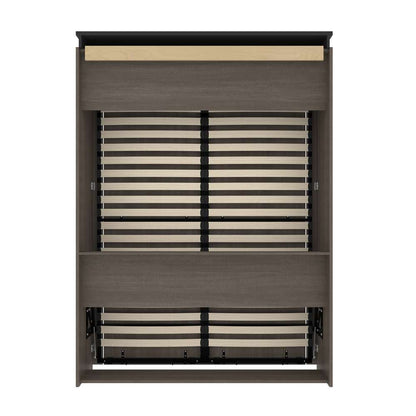 Bestar - Orion 65W Queen Murphy Bed in Bark Gray & Graphite - 116184-000047 veiw 4