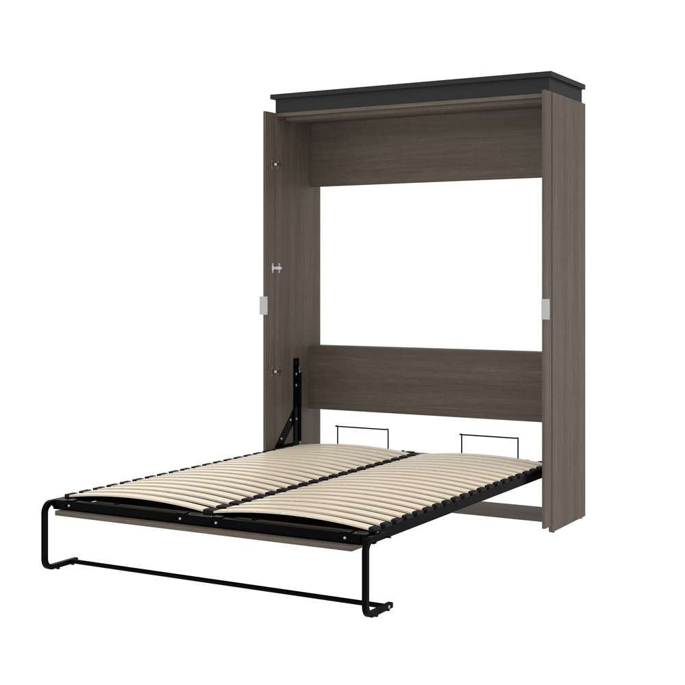 Bestar - Orion 65W Queen Murphy Bed in Bark Gray & Graphite - 116184-000047 veiw 6