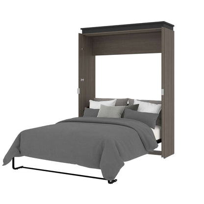 Bestar - Orion 65W Queen Murphy Bed in Bark Gray & Graphite - 116184-000047 veiw 7