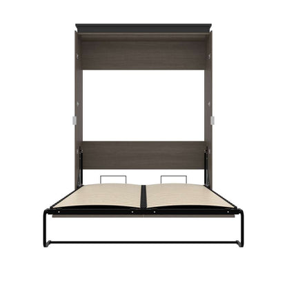 Bestar - Orion 65W Queen Murphy Bed in Bark Gray & Graphite - 116184-000047 veiw 8