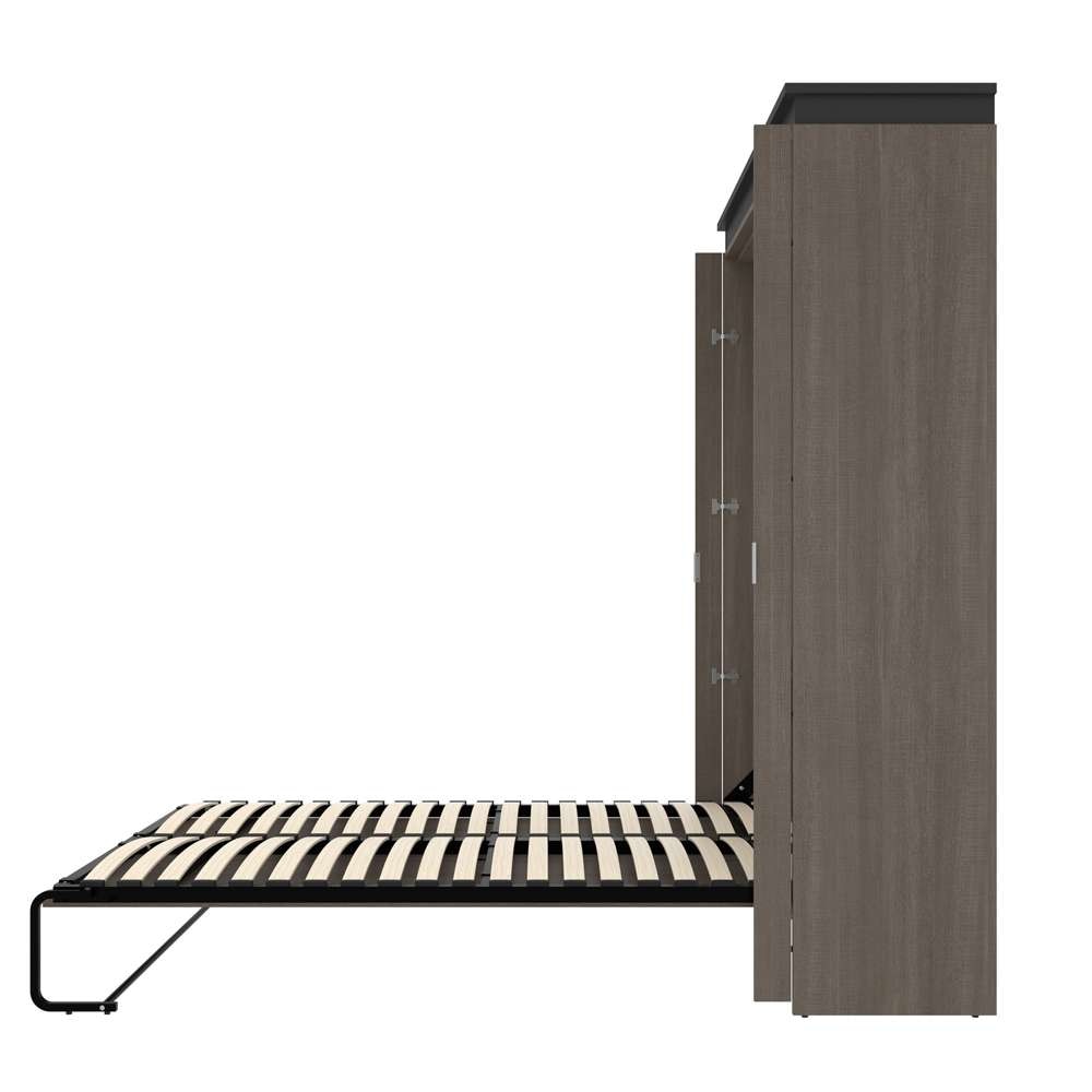 Bestar - Orion 65W Queen Murphy Bed in Bark Gray & Graphite - 116184-000047 veiw 9