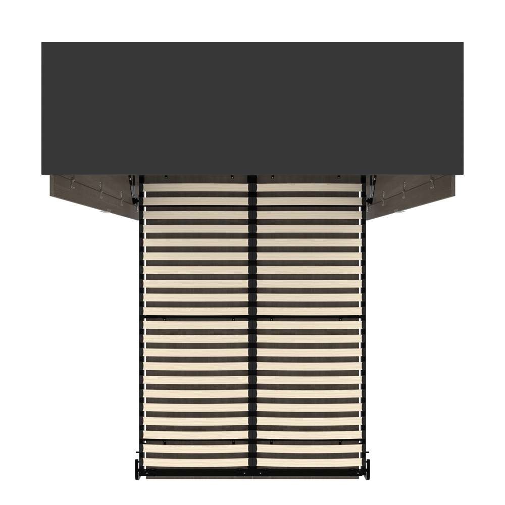 Bestar - Orion 65W Queen Murphy Bed in Bark Gray & Graphite - 116184-000047 veiw 11