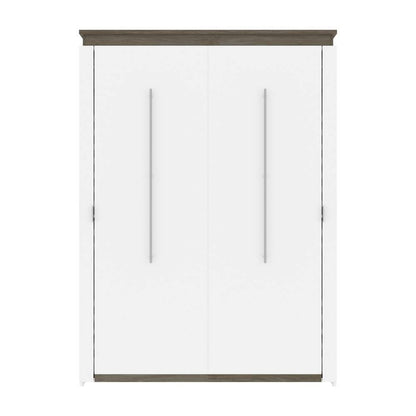 Bestar - Orion 65W Queen Murphy Bed in White & Walnut Grey - 116184-000017 veiw 2