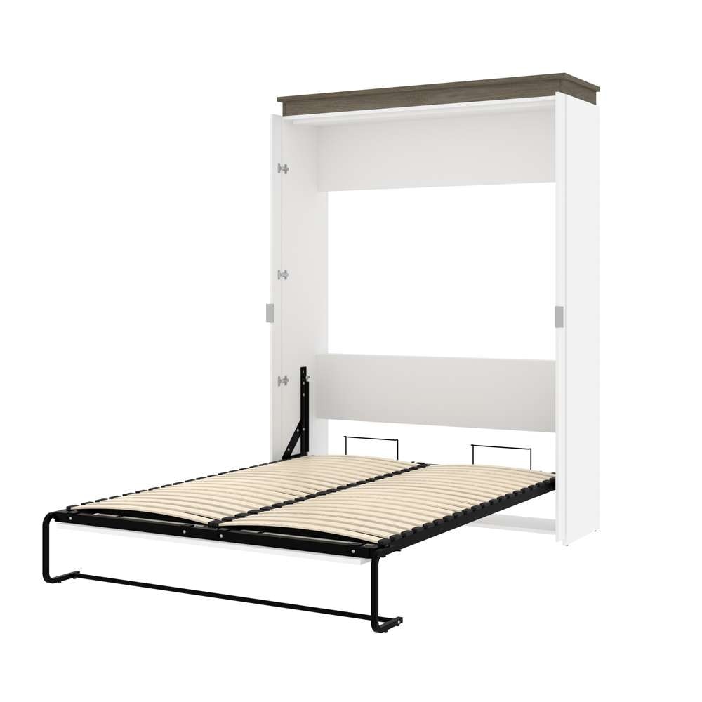 Bestar - Orion 65W Queen Murphy Bed in White & Walnut Grey - 116184-000017 veiw 6