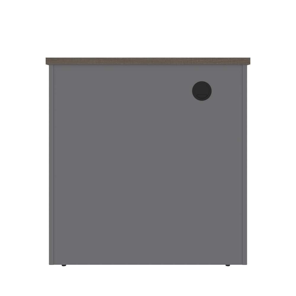 Bestar - Prestige + 72W Desk Shell in Bark Grey & Slate - 99400-000047 veiw 4
