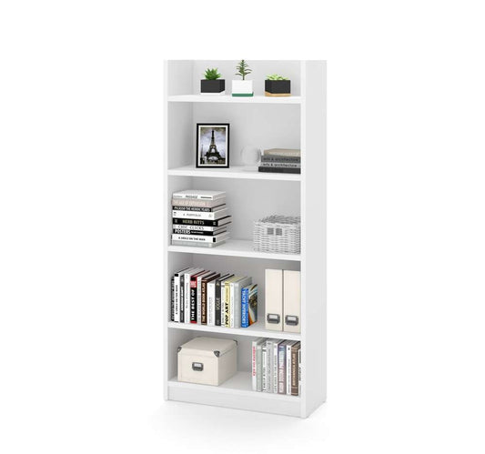 Bestar - Pro-Linea 30W Standard Bookcase in White - 120700-1117 veiw 1