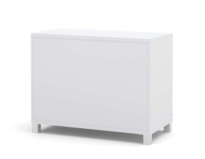 Bestar - Pro-Linea 36W Small Shelving Unit in White - 120160-1117 veiw 2
