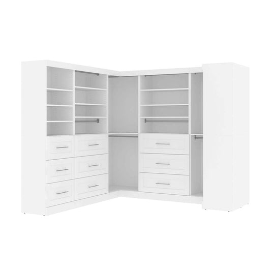 Bestar - Pur 161W Walk-In Closet Organizer Set in White - 26858-17 veiw 1