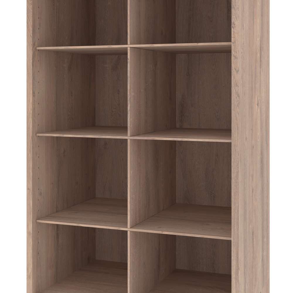Bestar - Pur 25W Closet Organizer in Rustic Brown - 26164-000009 veiw 4