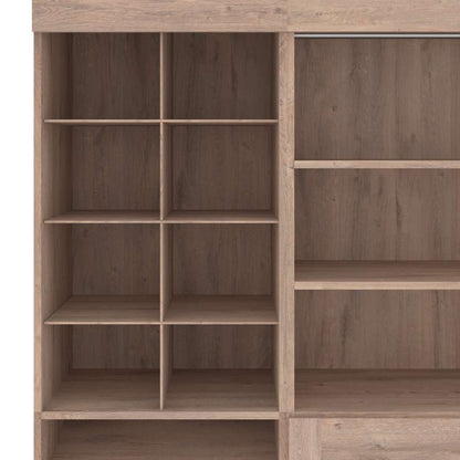 Bestar - Pur 25W Closet Organizer in Rustic Brown - 26164-000009 veiw 6