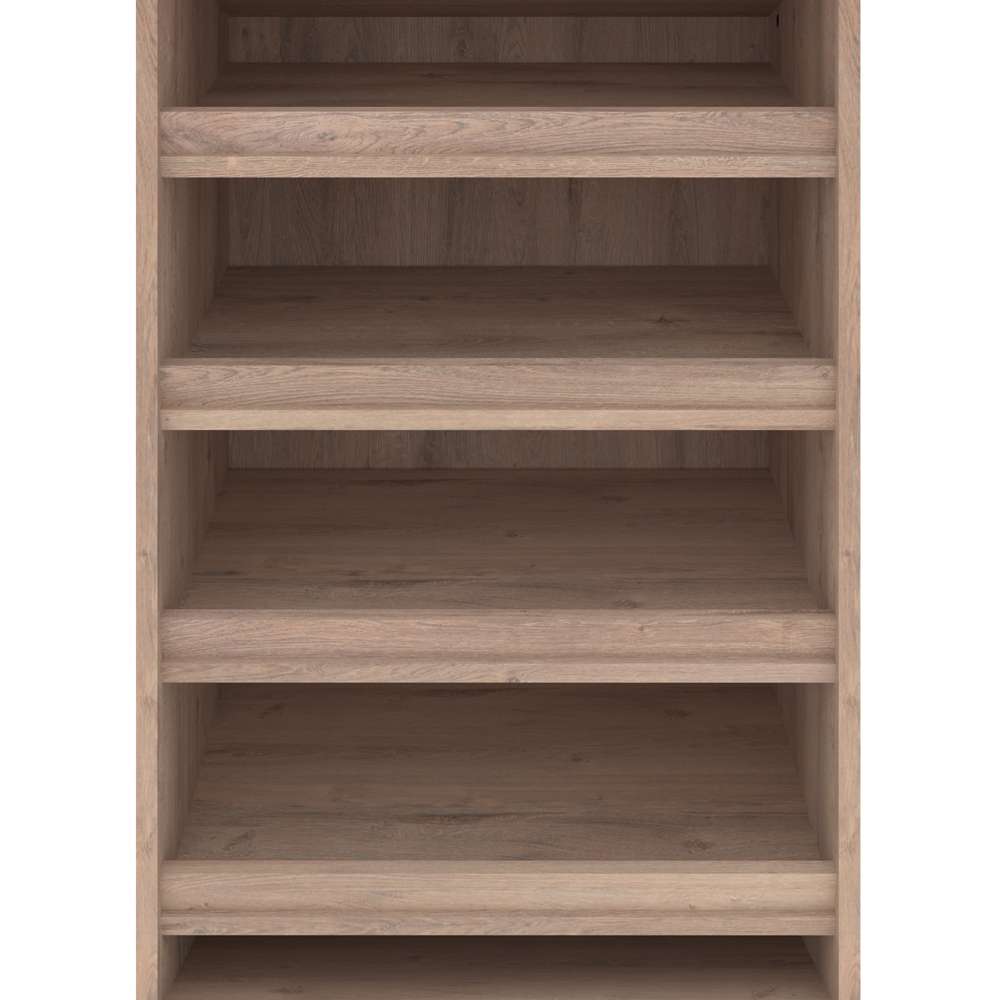 Bestar - Pur 25W Closet Organizer in Rustic Brown - 26164-000009 veiw 7