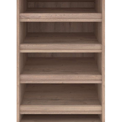 Bestar - Pur 25W Closet Organizer in Rustic Brown - 26164-000009 veiw 7