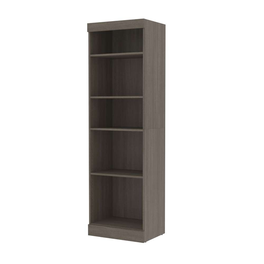 Bestar - Pur 25W Shelving Unit in Bark Grey - 26162-47 veiw 1