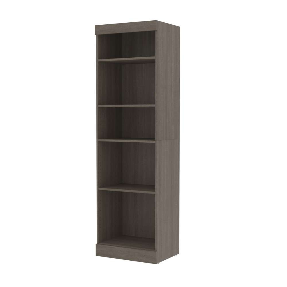 Bestar - Pur 25W Shelving Unit in Bark Grey - 26162-47 veiw 2