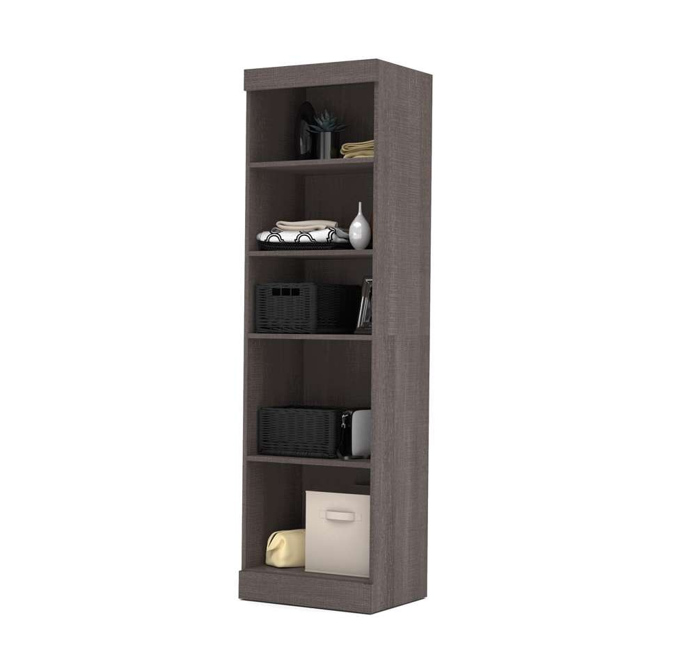 Bestar - Pur 25W Shelving Unit in Bark Grey - 26162-47 veiw 3