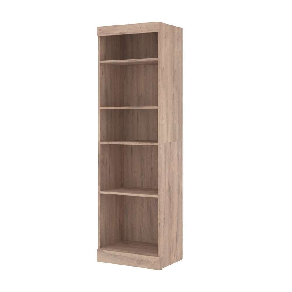 Bestar - Pur 25W Shelving Unit in Rustic Brown - 26162-000009 veiw 1