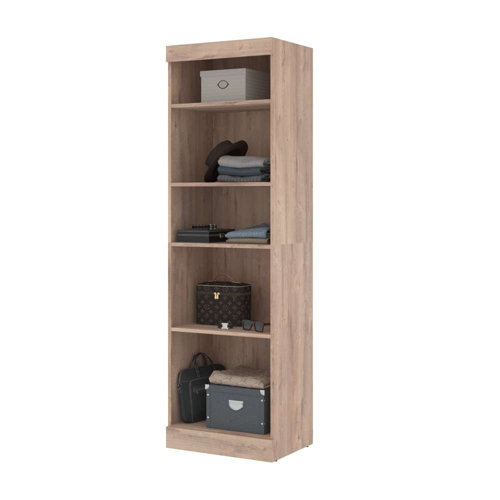 Bestar - Pur 25W Shelving Unit in Rustic Brown - 26162-000009 veiw 2