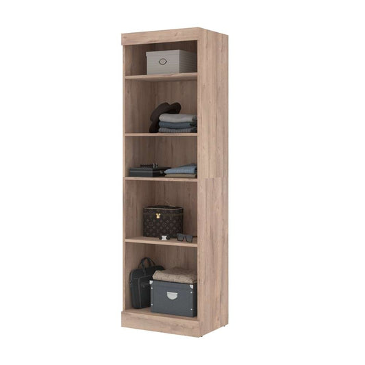 Bestar - Pur 25W Shelving Unit in Rustic Brown - 26162-000009 veiw 2