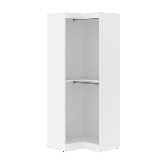 Bestar - Pur 33W Corner Closet Organizer in White - 26165-17 veiw 1