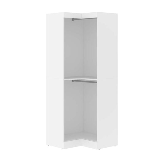 Bestar - Pur 33W Corner Closet Organizer in White - 26165-17 veiw 2