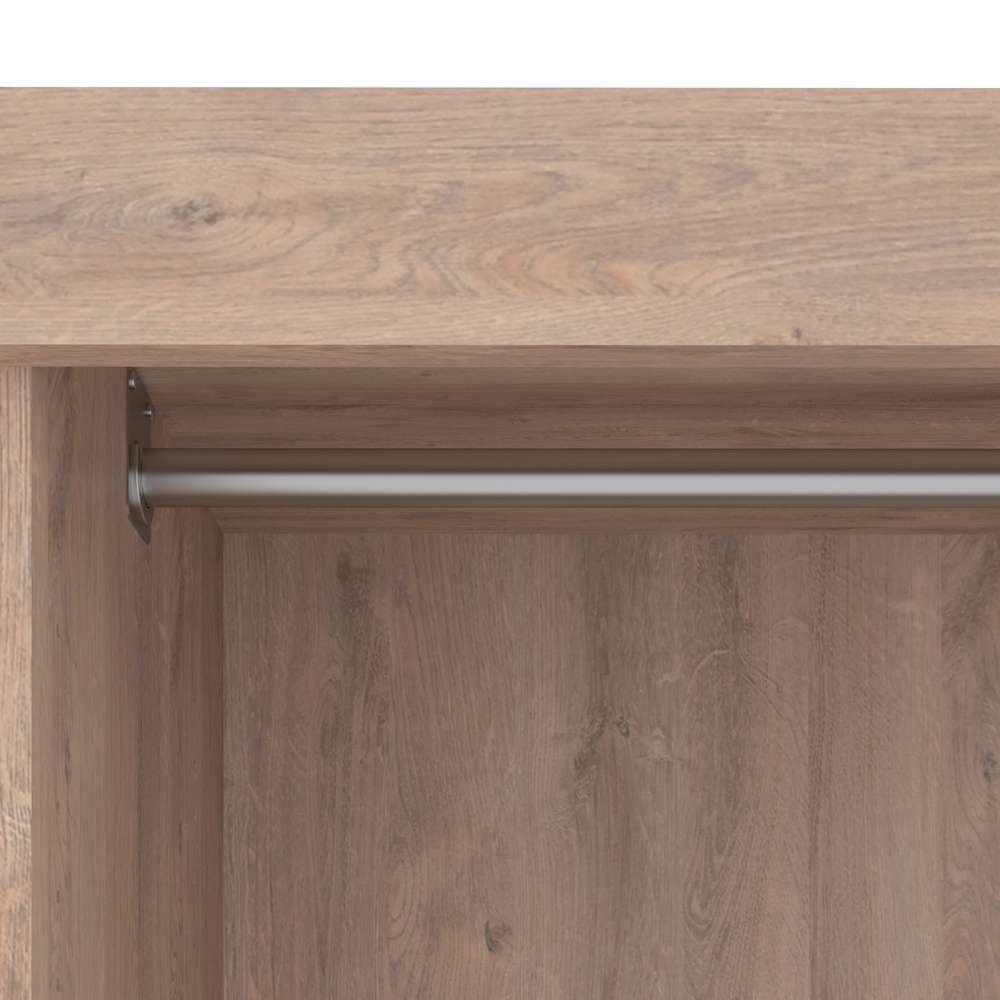 Bestar - Pur 36W Closet Organizer in Rustic Brown - 26160-000009 veiw 6