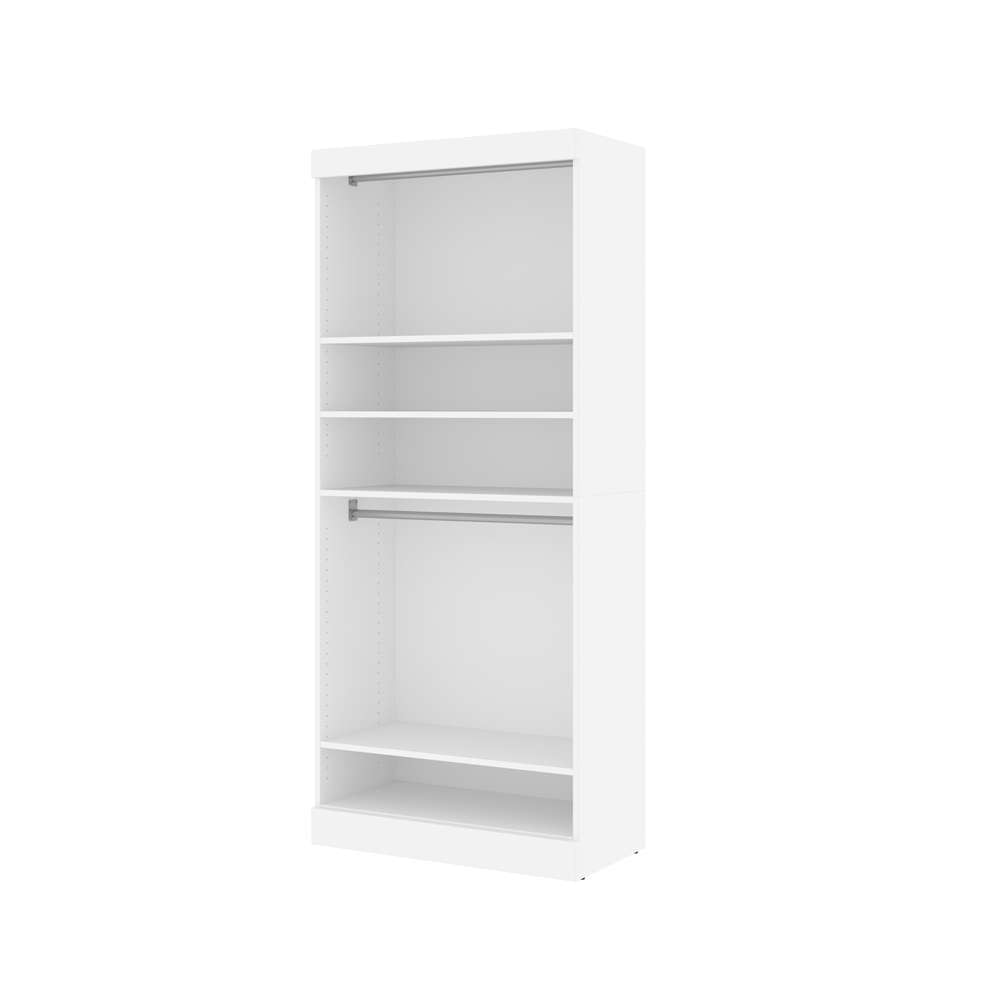 Bestar - Pur 36W Closet Organizer in White - 26160-17 veiw 2