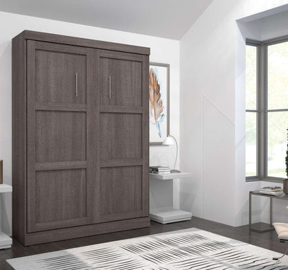 Bestar - Pur 59W Full Murphy Bed in Bark Grey - 26183-47 veiw 4