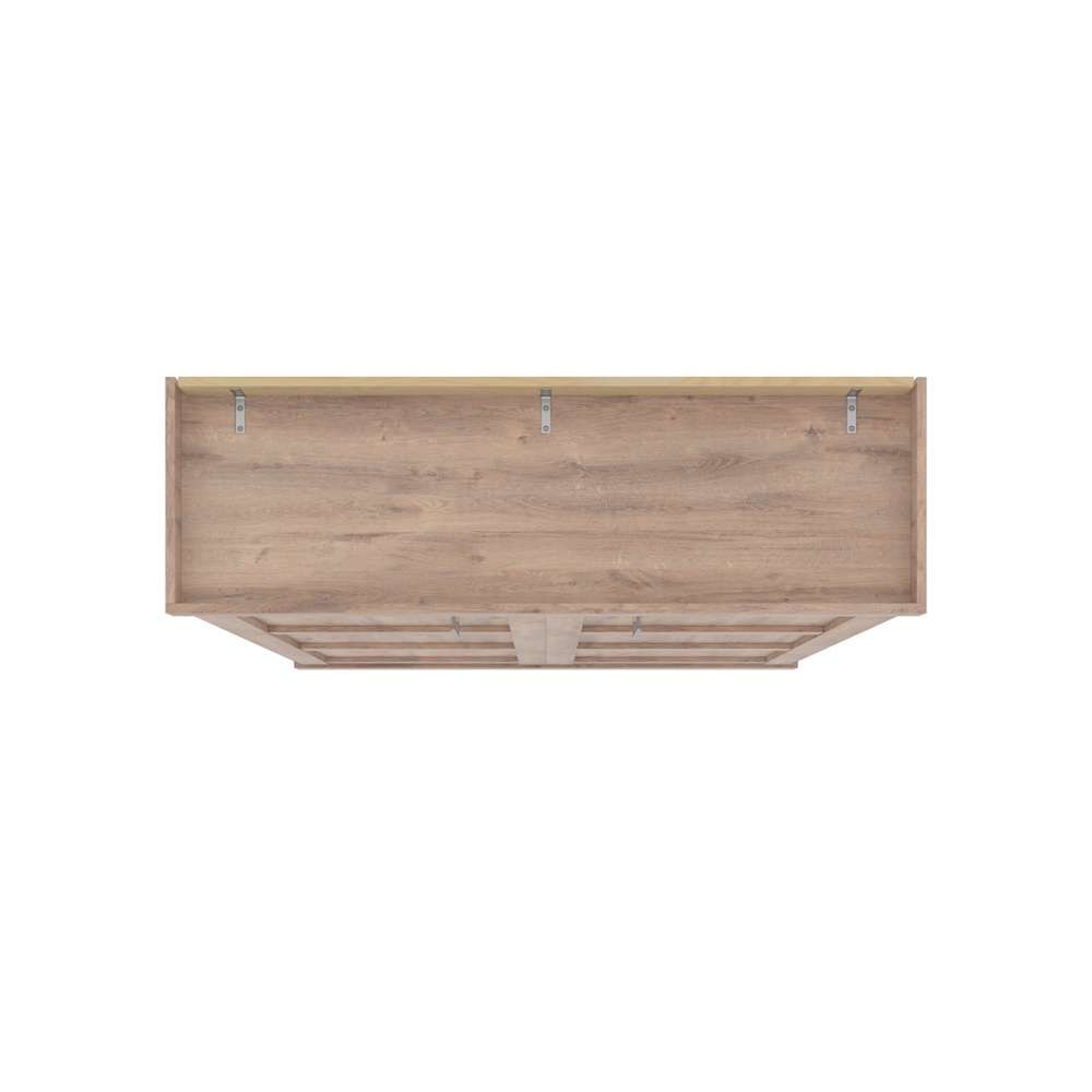 Bestar - Pur 59W Full Murphy Bed in Rustic Brown - 26183-000009 veiw 5