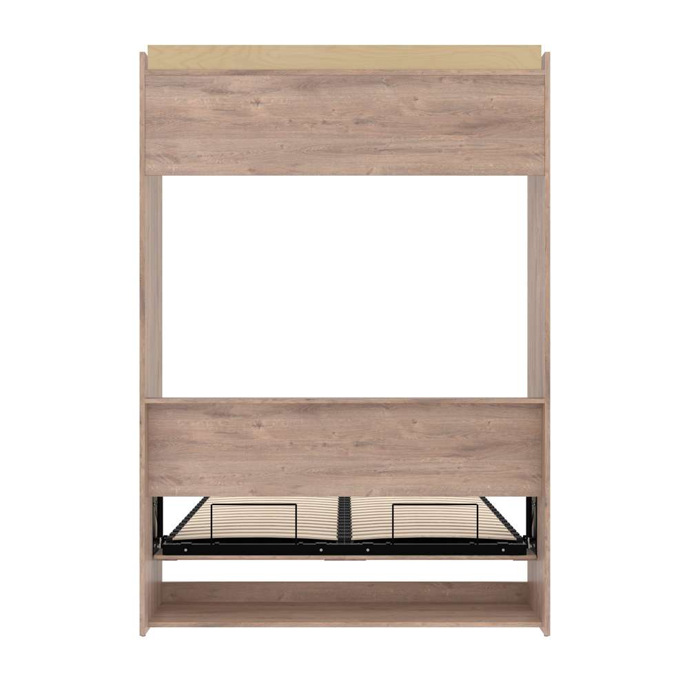 Bestar - Pur 59W Full Murphy Bed in Rustic Brown - 26183-000009 veiw 10