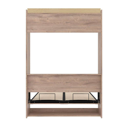 Bestar - Pur 59W Full Murphy Bed in Rustic Brown - 26183-000009 veiw 10