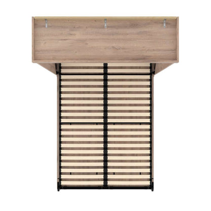 Bestar - Pur 59W Full Murphy Bed in Rustic Brown - 26183-000009 veiw 11